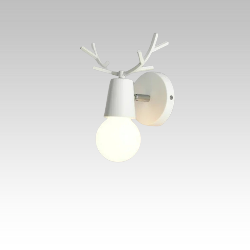 Skorter | AntlerGlow - Modern Adjustable Children's Room Wall Lamp