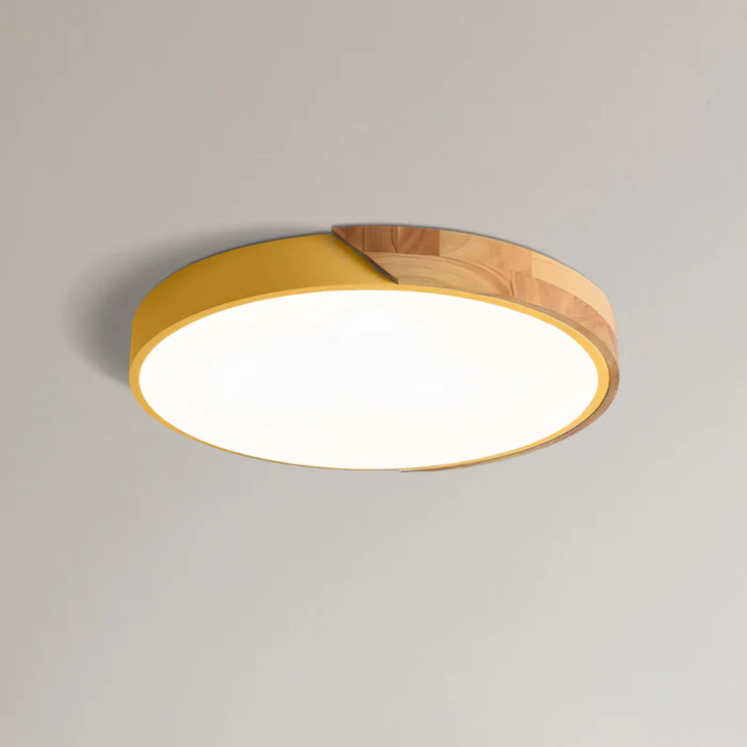 Skorter | Delos – Scandinavian Wooden LED Ceiling Light | Modern Energy-Efficient Interior Lighting
