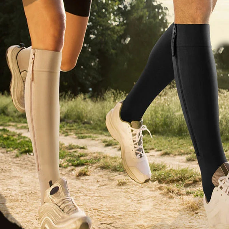 Skorter | Elastic Compression Socks with Zipper