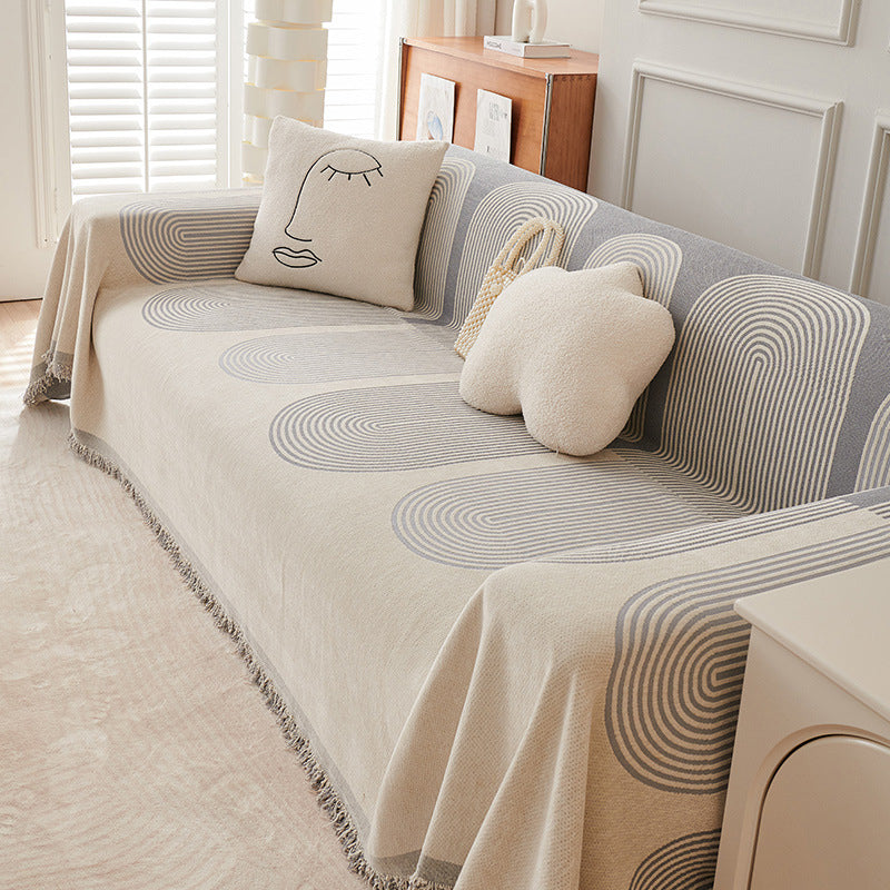 skorter | Dubbelsidig Chenille sofföverdrag