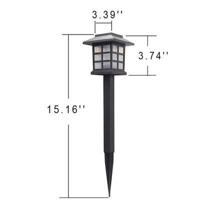 Skorter | Solar Square Lantern LED Outdoor Waterproof Garden Ground Plug Light