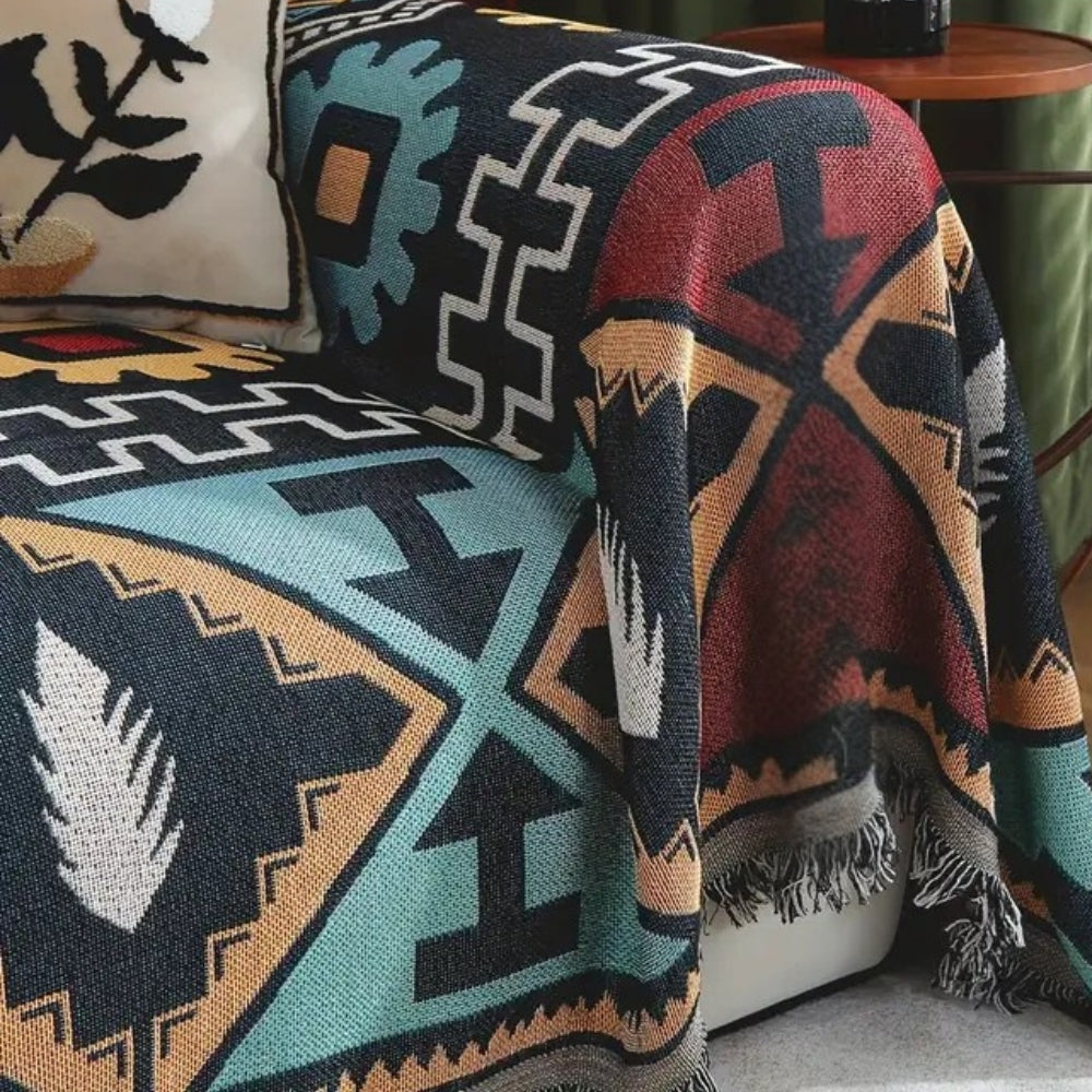 Skorter | Aztec Geometric Pattern Sofa Cover