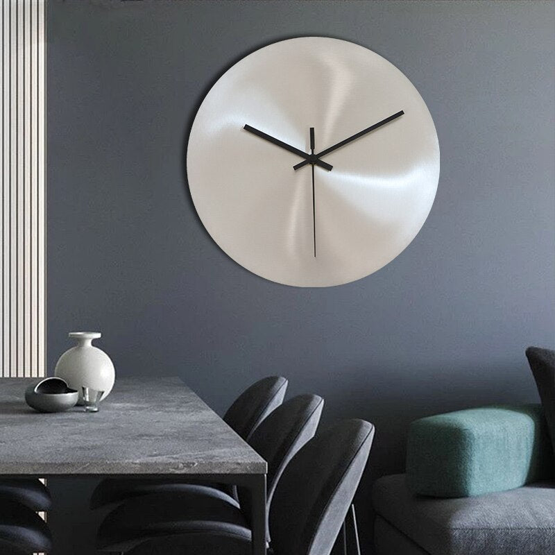 Skorter | SteelTime - Sleek Stainless Steel Wall Clock