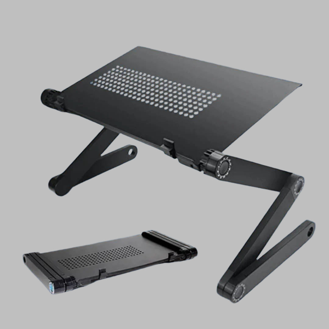Skorter | Adjustable Laptop Stand for Bed, Couch & Desk - Ergonomic Design with Cooling Function for Comfort and Productivity