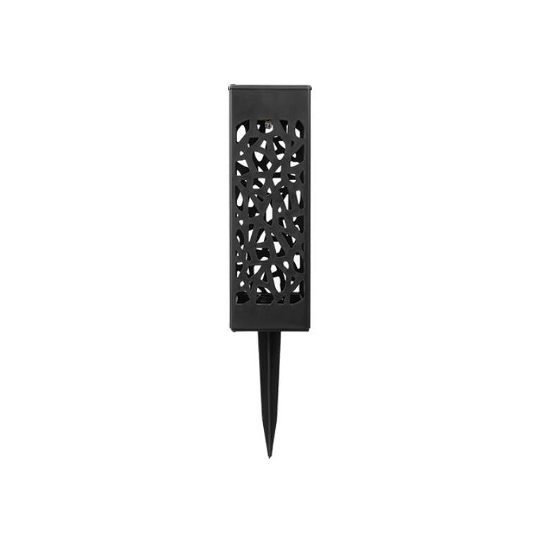 Skorter | Outdoor Solar Hollow Square Column LED Patio Lawn Ground Stake Light