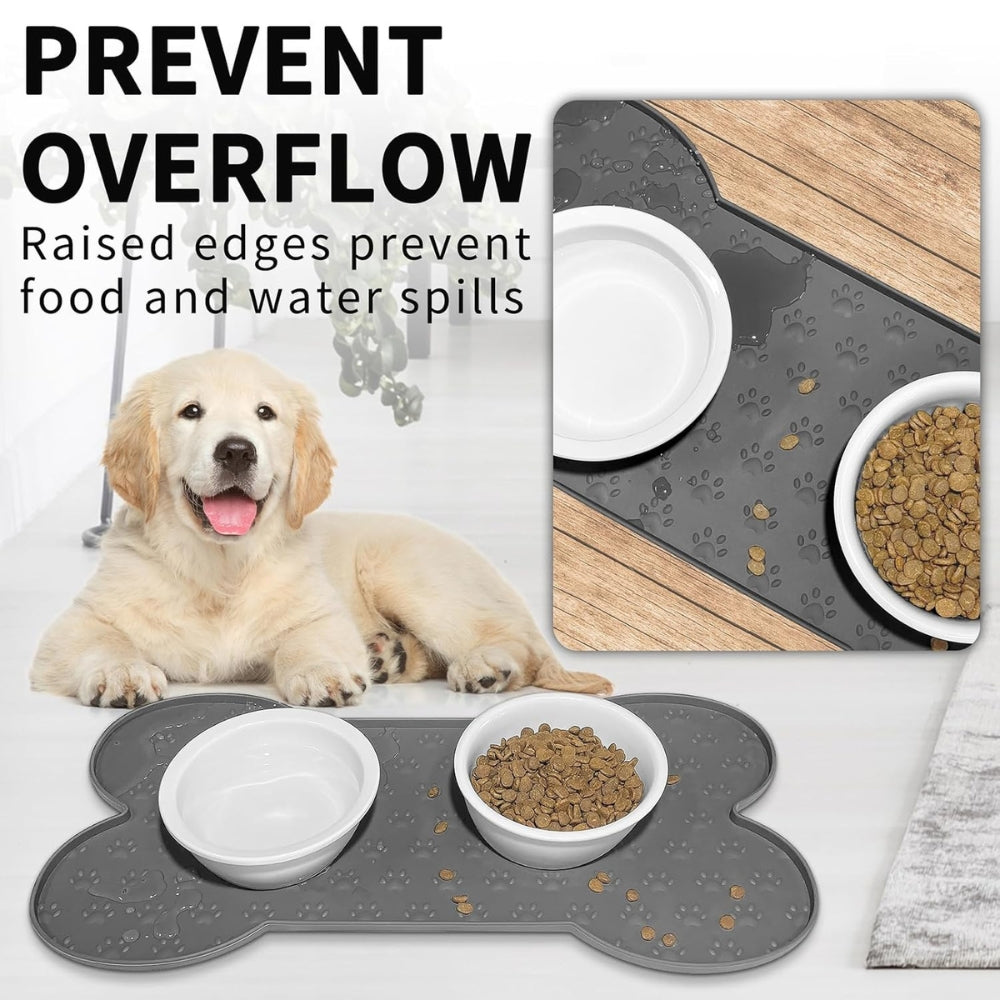 Skorter | Bone-Shaped Silicone Pet Feeding Mat