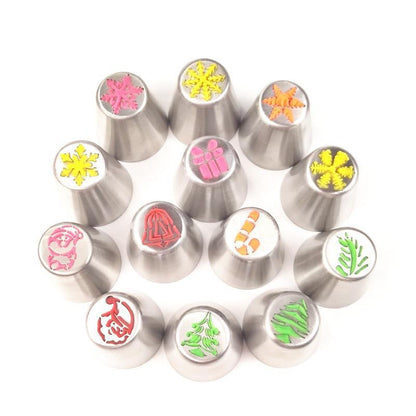 Skorter | Christmas Baking Piping Nozzle Set