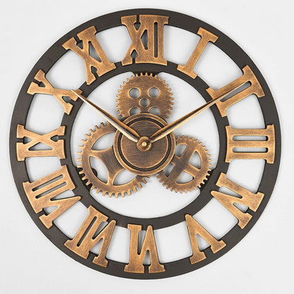 Skorter | Golden Elegance Wall Clock