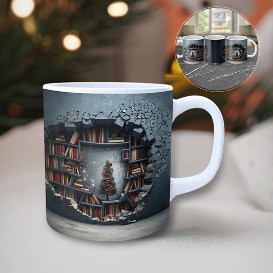 skorter | 3d book shelf coffee mug