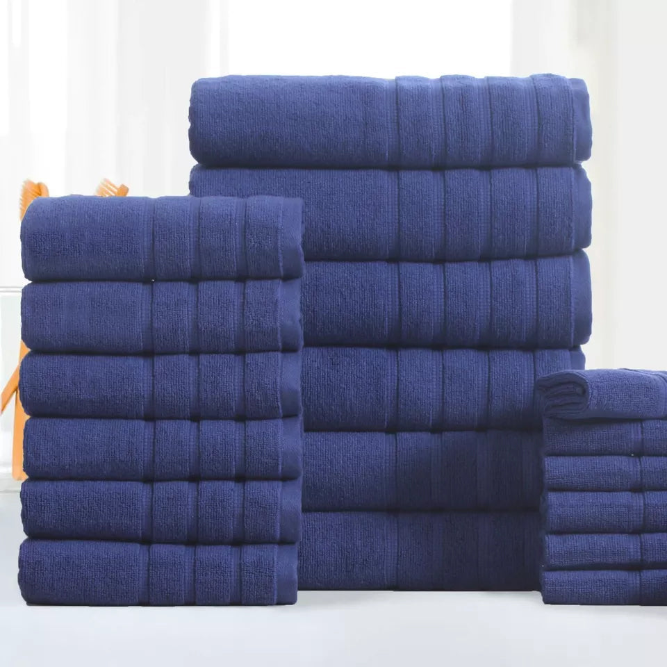 Skorter | 18-Bit: Bibb Home Zero Twist Egyptian Cotton Towel Set