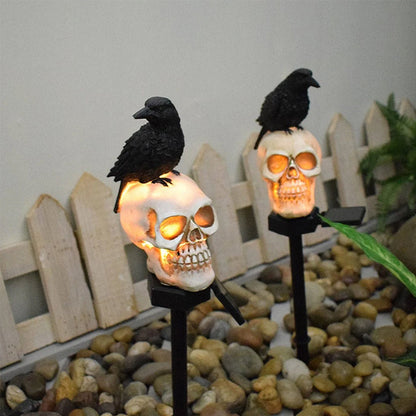 Skorter | Halloween Solar Skull Crow Decorative Lights