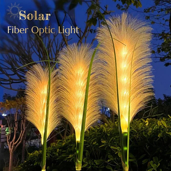 Skorter | Decorative Rattan Garden Lighting – Solar Lamp in Grass Design for Outdoor Use