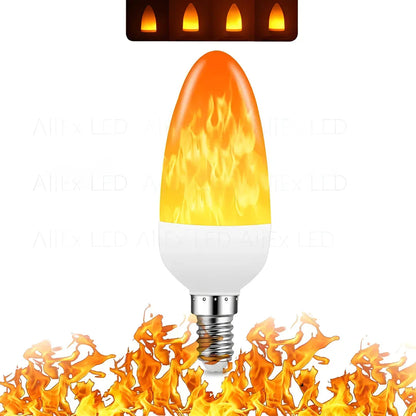 Skorter | Flame Effect Lamp – 9W LED Light Bulb with Realistic Flame Glow