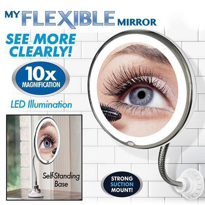 Skorter | 10x magnification LED illuminated makeup mirror