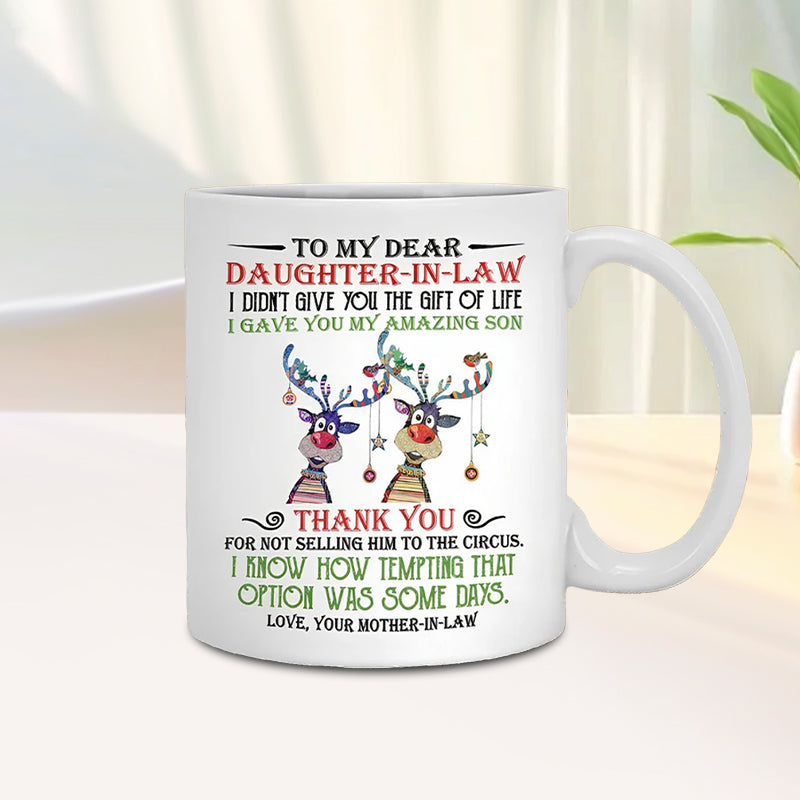 Skorter | I have given you my amazing son - Best gift for daughter-in-law mugs