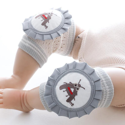 Skorter | Embroidery Print Baby Knee Pads