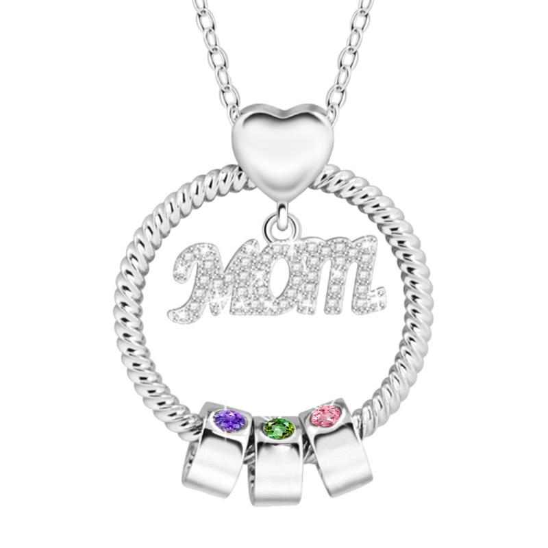 Skorter | Birthstone necklace for the mother