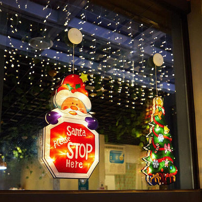 Skorter | Christmas light suction cup window decoration outdoor holiday ambiance string lights