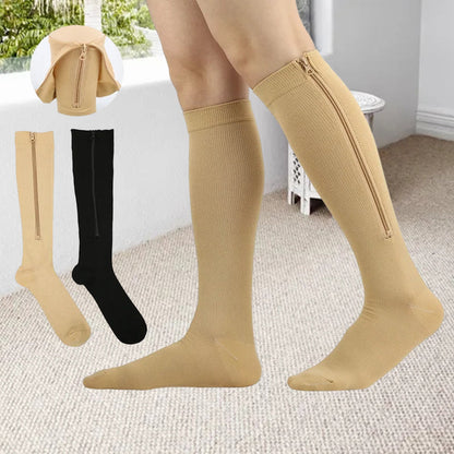 Skorter | Elastic Compression Socks with Zipper