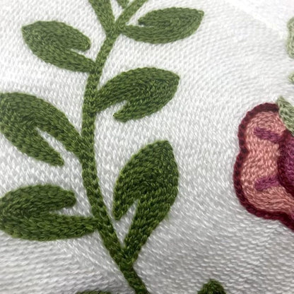 Skorter | Ethereal Embroidery Floral Cushion Cover