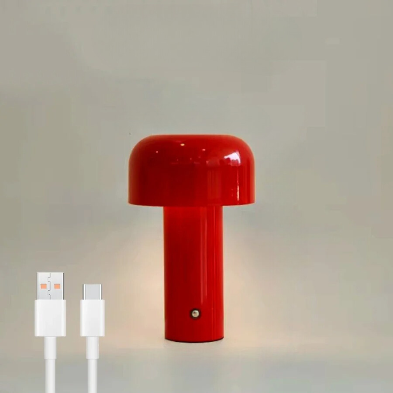 Skorter | Frendorf - Rechargeable Mushroom LED Table Lamp for a Cozy Atmosphere