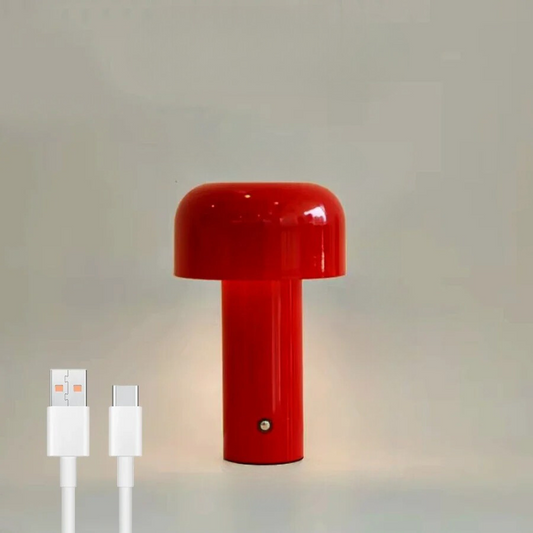 Skorter | Frendorf - Rechargeable Mushroom LED Table Lamp for a Cozy Atmosphere