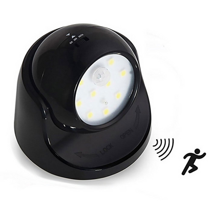 Skorter | Battery Powered External Security Lights – Motion Sensor LED Spotlight for Home, Garden, and Wall Illumination