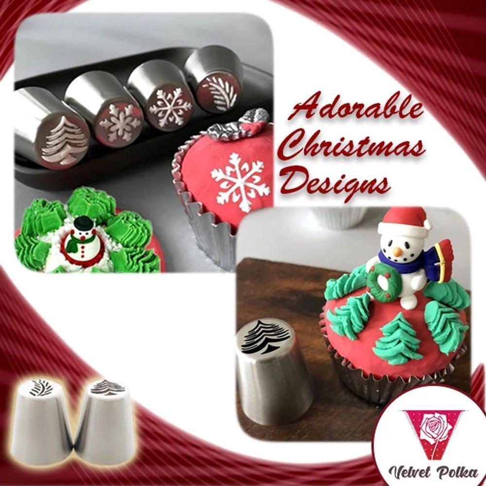 Skorter | Christmas Baking Piping Nozzle Set
