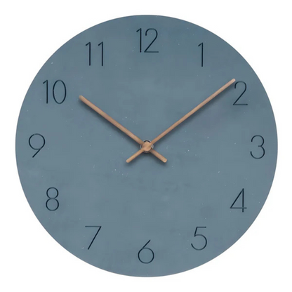 Skorter | Large Wooden Wall Clock – Minimalist Design with Silent Movement