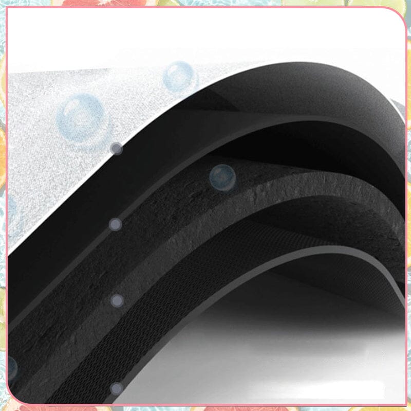 skorter | 3d-flower soft, absorbent mat for the bathroom