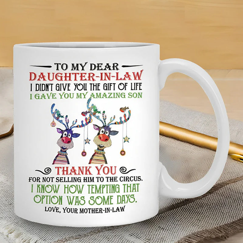 Skorter | I have given you my amazing son - Best gift for daughter-in-law mugs