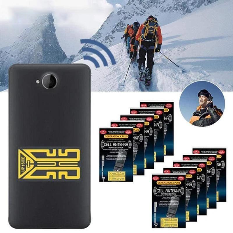 Skorter | Compact Universal Signal Booster Sticker for Mobile Phones – 1.5 m Antenna Effect