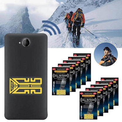 Skorter | Compact Universal Signal Booster Sticker for Mobile Phones – 1.5 m Antenna Effect