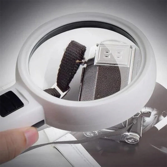 Skorter | 30x optical magnifying glass with LED light