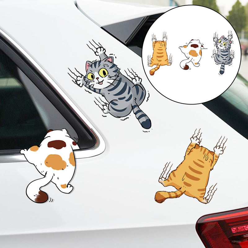 Skorter | Cute Cat Cartoon Stickers Car Stickers