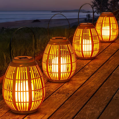 Skorter | 1-Pack Portable Waterproof Candlestick Outdoor Solar Lights