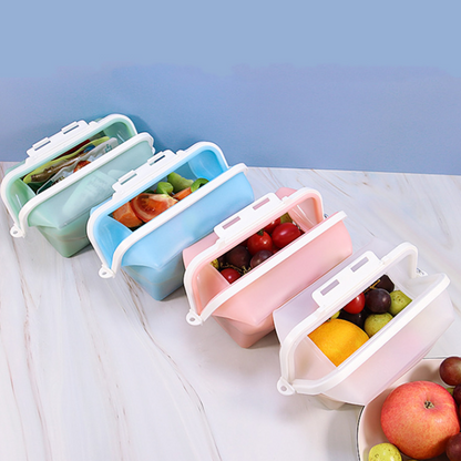 skorter | Collapsible Silicone Food Storage Box