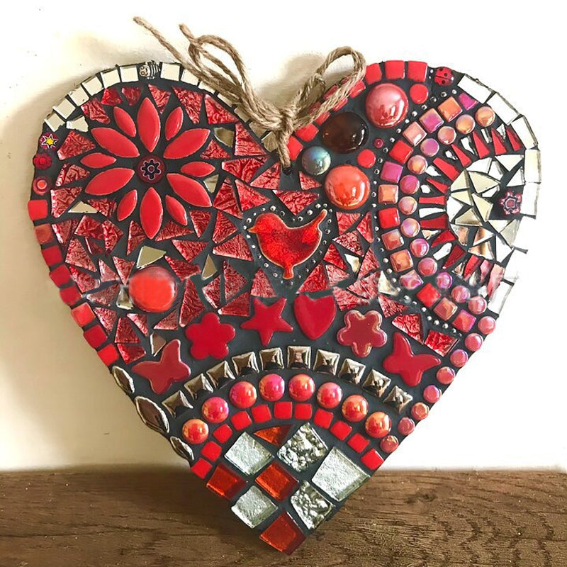 Skorter | Large Garden Mosaic Heart Decoration