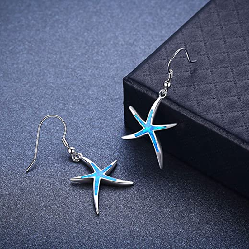 Skorter | Starfish Earrings with Rings