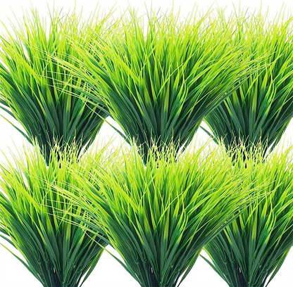 Skorter | Artificial Wheat Grass Plant Made of Plastic – Decorative Grass for Garden, Home and Outdoor Area