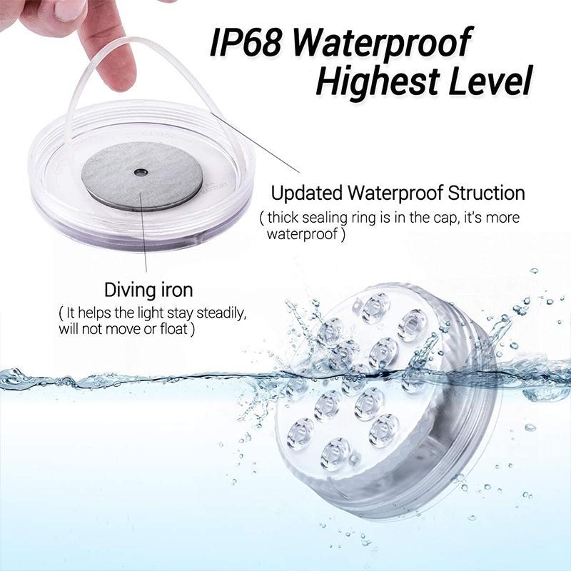 skorter | Remote Control Waterproof Magnet Suction Cup LED Light