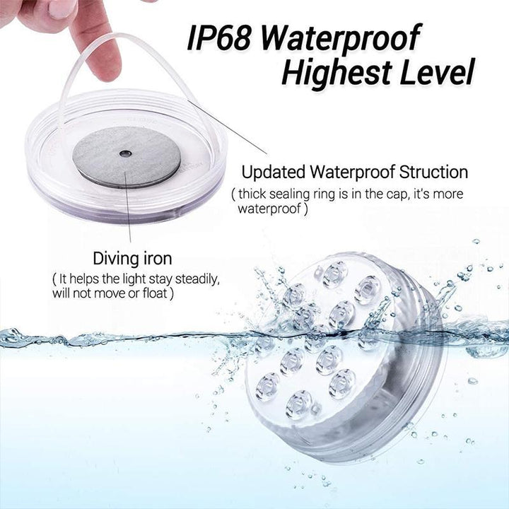 skorter | Remote Control Waterproof Magnet Suction Cup LED Light