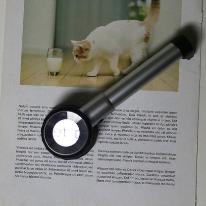 Skorter | 10X Magnifying Glass with Scale and LED Light