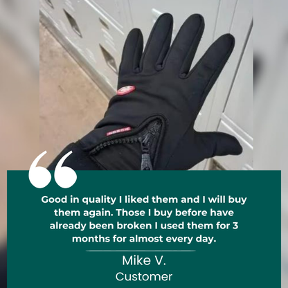 Skorter | Waterproof Gloves: Thermal Gloves with Touch Screen | Biking, Golf, Raynaud's, and Winter Sports