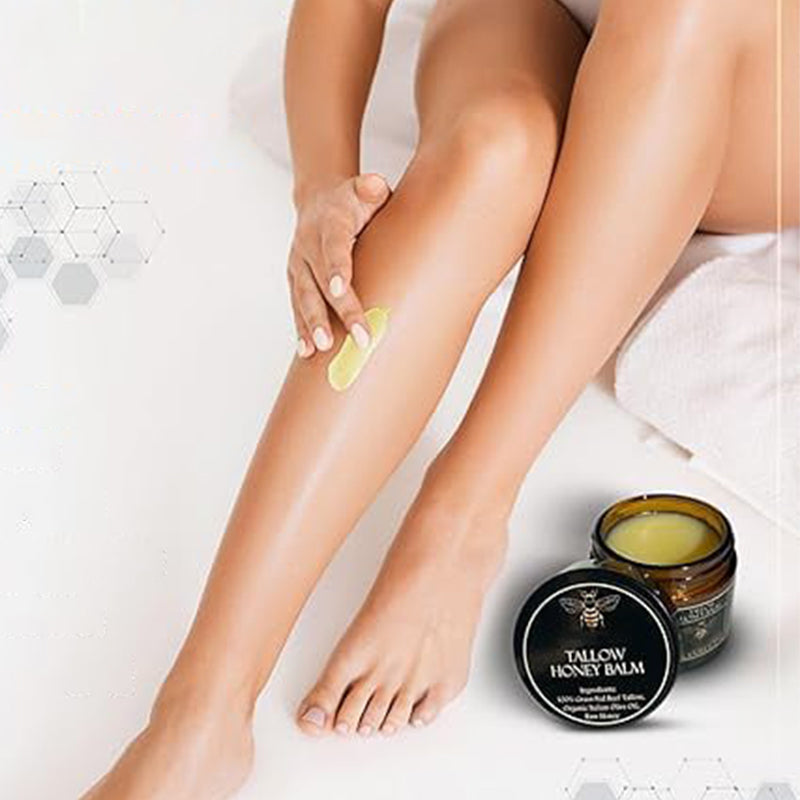 Skorter | Beef fat beeswax and honey face cream