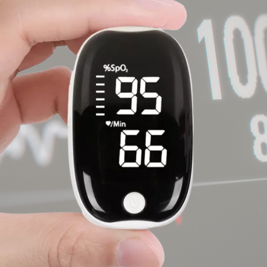 Skorter | Fingertip Pulse Oximeter | Fast, Accurate Blood Oxygen Monitor with LED Display for Home Health Tracking