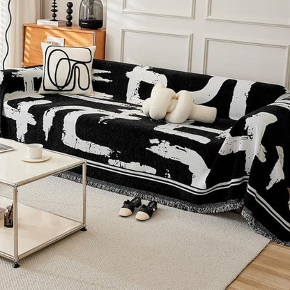 Skorter | Brushstroke Art Sofa Cover