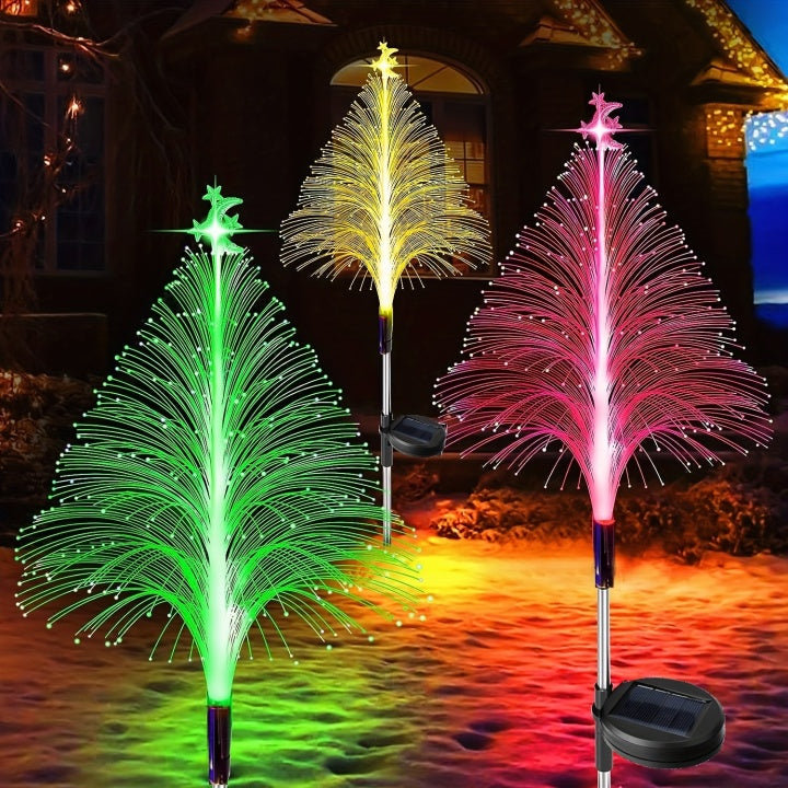 Skorter | LightGarden Solar Set – 3 Color Changing LED Garden Lights on Solar Power