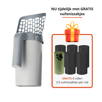 Skorter | EASYSCOOP – Cat scoop with integrated collection container for odor-free cleaning