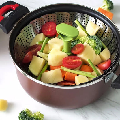 skorter | Flower-shaped Steel Folding Steamer